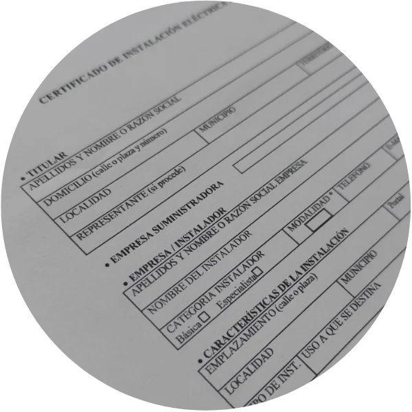 certificado de instalación eléctrica en Bilbao